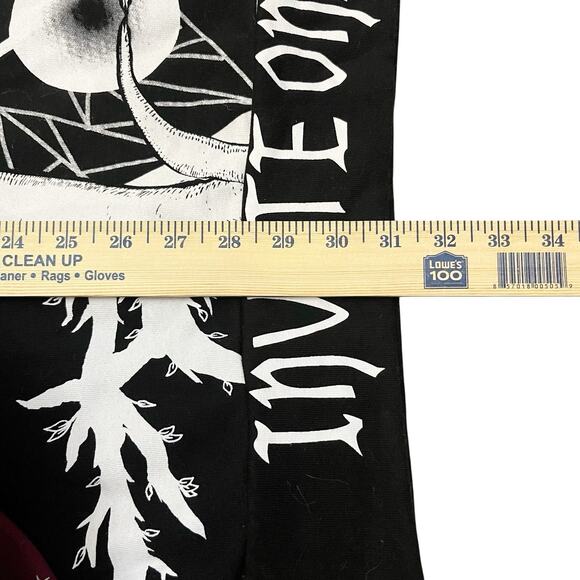 Rogue And Wolf Gothic Hoodie Sweatshirt Tunic Medium Snakes Witchy Baggy Black - Picture 10 of 10